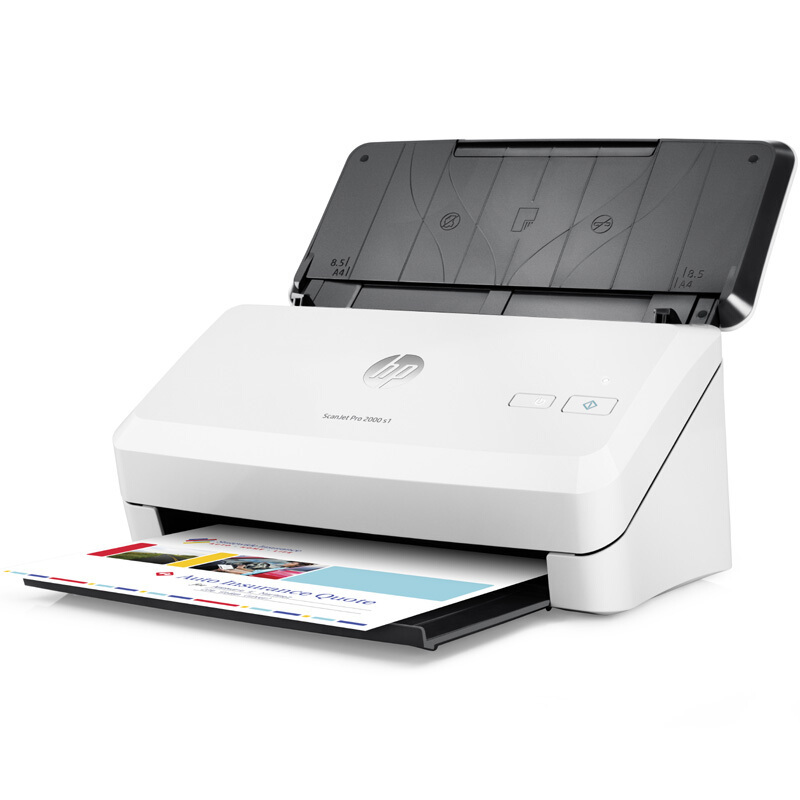 惠普(HP) ScanJet Pro 2000 S1 A4双面馈纸高速文档扫描仪