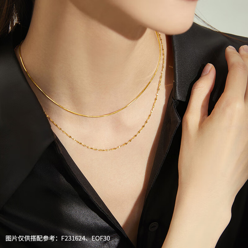 周大福(chow tai fook)黄金吊坠/项链f231624报价_参数_图片_视频