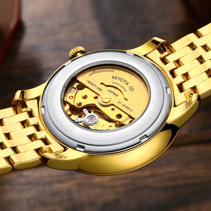 瑞士嘉年华Carnival男士新款手表全自动机械表 男简约防水双日历复古休闲商务薄款手表进口Miyota机芯腕表508G高清大图