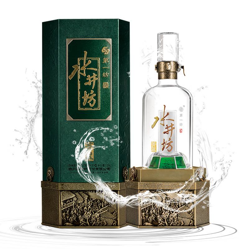 水井坊白酒500ml 水井坊井台瓶52度白酒500毫升-白酒-水井坊-Shui Jing Fang-DUTY