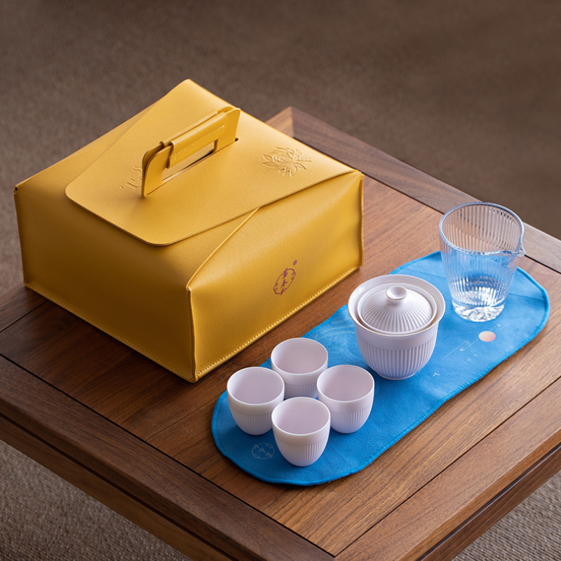 万春和 清欢茶事 羊脂玉茶具 套装