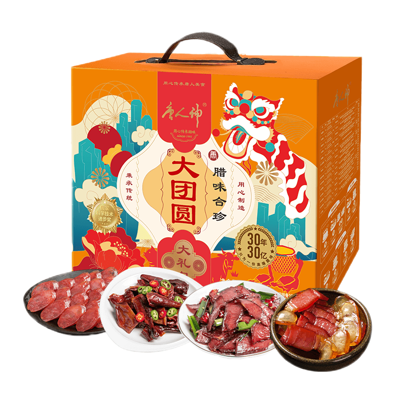 唐人神 大团圆腊味合珍礼盒 3030g/箱