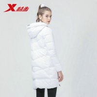 特步女子运动羽绒服2019春季新款轻便保暖舒适潮流正品女上衣外套官方旗舰店