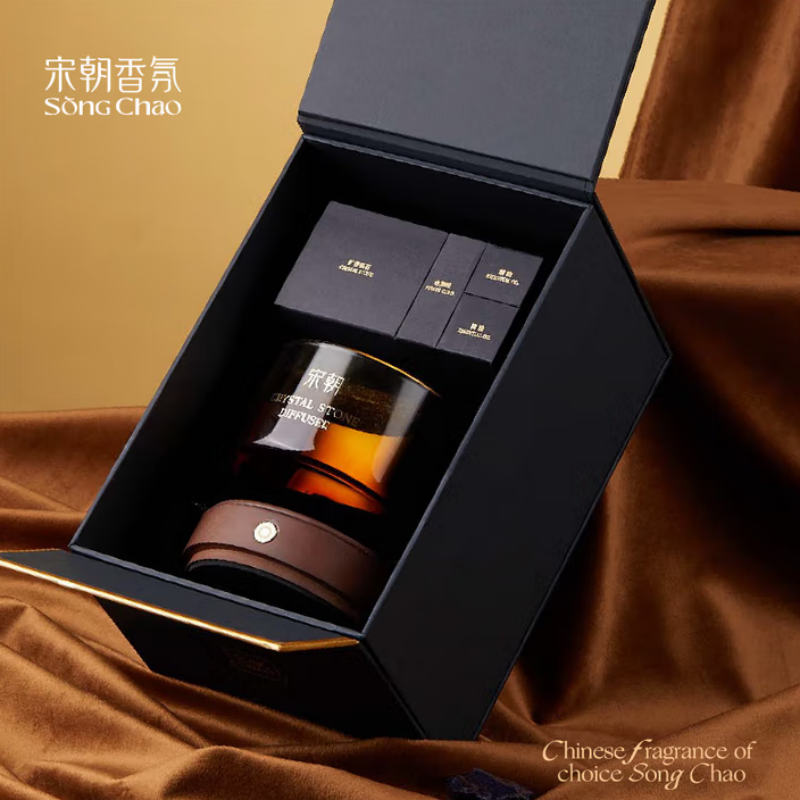 宋朝 雅奢酒店扩香石礼盒 家用精油高级摆件高清大图