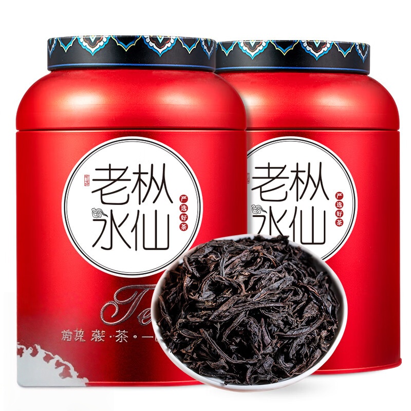 天洲溪老枞水仙茶天洲溪官方茶叶 老枞水仙茶 武夷原产岩茶 福建乌龙茶 茶叶新老包装 随机发货