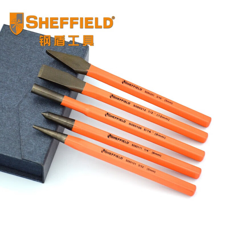 钢盾(SHEFFIELD) S080002 5件套样冲【家用】