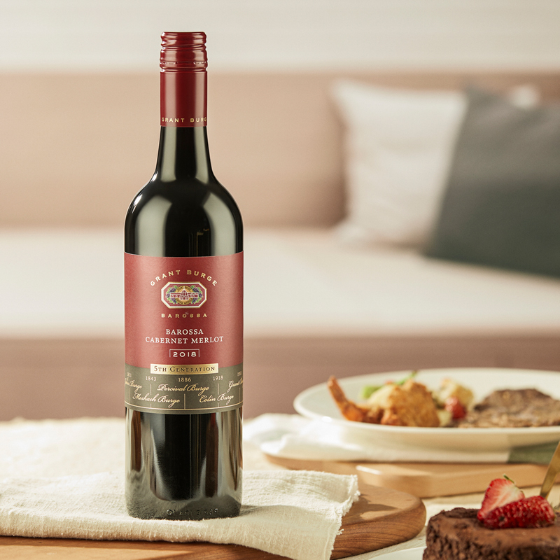 誉加(Accolade Wines)红酒 格兰堡五代系列 赤霞珠梅洛干型红葡萄酒750ml*6整箱装(新老包装随机发货)