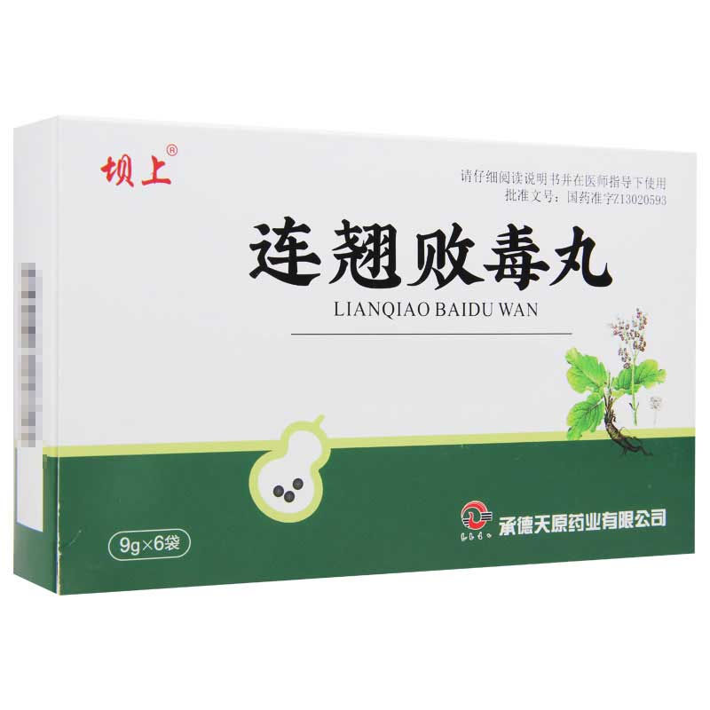 坝上 连翘败毒丸 9g*6袋/盒高清大图