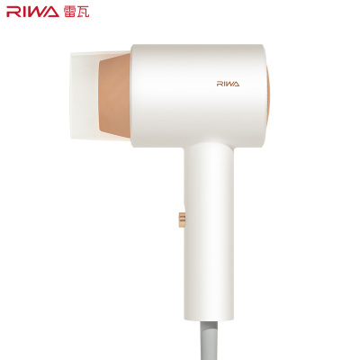 雷瓦负离子电吹风机RC-7105白配橘色家用大功率护发恒温理发店专用宿舍学生吹风筒