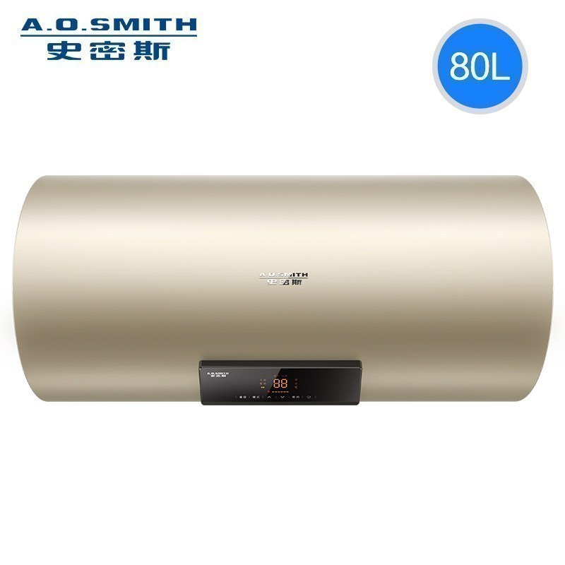AO史密斯80升电热水器 金圭内胆 晶彩设计 手机预约 双棒双3kW速热E80VTP APP+语音双智控