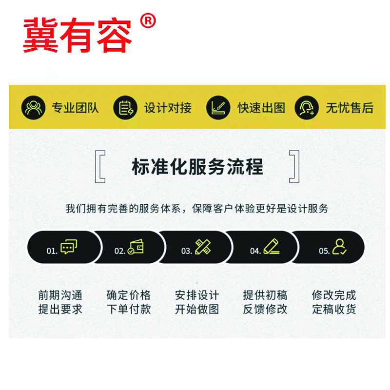冀有容 展室展厅企业文化墙 100*100cm 平方米高清大图
