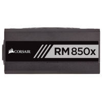 美商海盗船RM850X额定850W ATX电源台式机电源80PLUS金牌全模组电源低载风扇停转十年质保组装机电源电脑电源