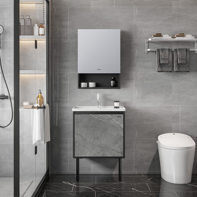 jomoo九牧浴室柜现代简约浴室柜组合小户型洗手洗脸盆洗漱台a1701