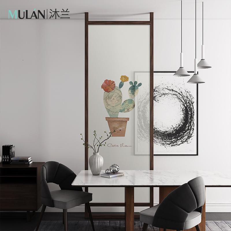 BONJEAN北欧风格简约现代屏风隔断客厅卧室遮挡家用玄关入户座屏高清大图