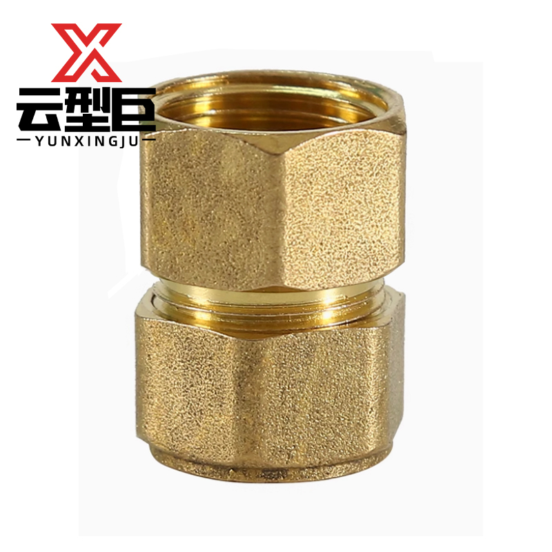 云型巨 铝塑管内丝直接 铝塑管水管接头太阳能暖气片配件 25*3/4(6分)个高清大图