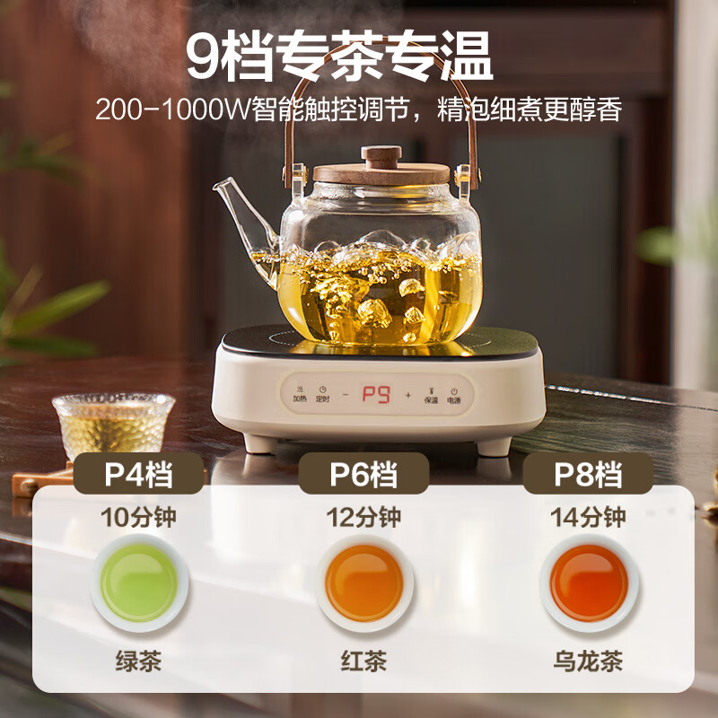 苏泊尔(SUPOR)电陶炉煮茶炉煮茶器大功率小型2024新款迷你电磁炉家用C10-CS15高清大图