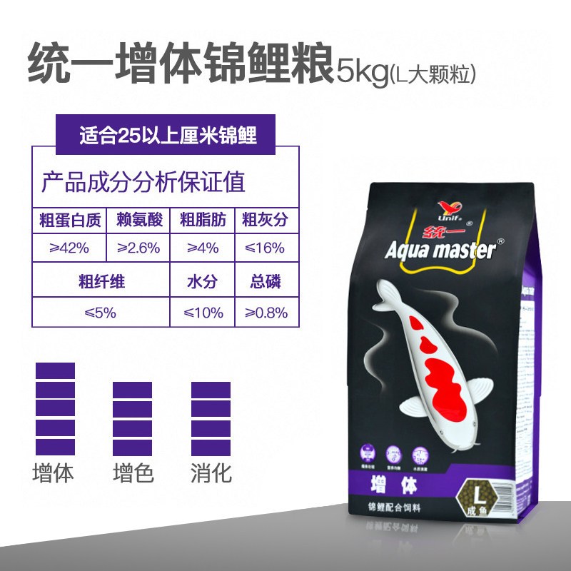 锦鲤鱼饲料主食螺旋藻育成胚芽色扬日本锦鲤鱼食上浮金鱼鱼粮