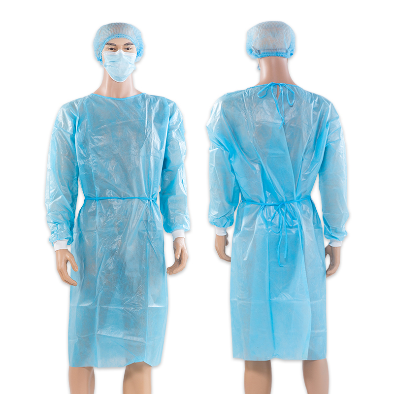 秝客(lefeke)医用耗材隔离衣(大褂型)2个装一次性防护衣服医疗分体式反穿防飞沫防尘隔离服工作服医用防污染男女通用