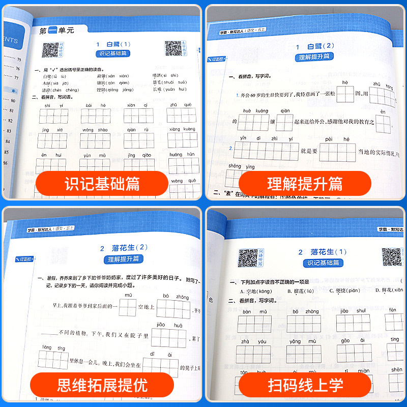 语文R+数学BS+英语 人教版 三年级上 [正版]默写达人一年级二年级三年级四五六年级上下册口算达人语文数学英语人教版小