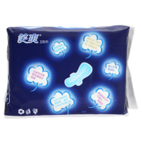 笑爽卫生巾超柔瞬吸290mm夜用棉柔丝薄10片