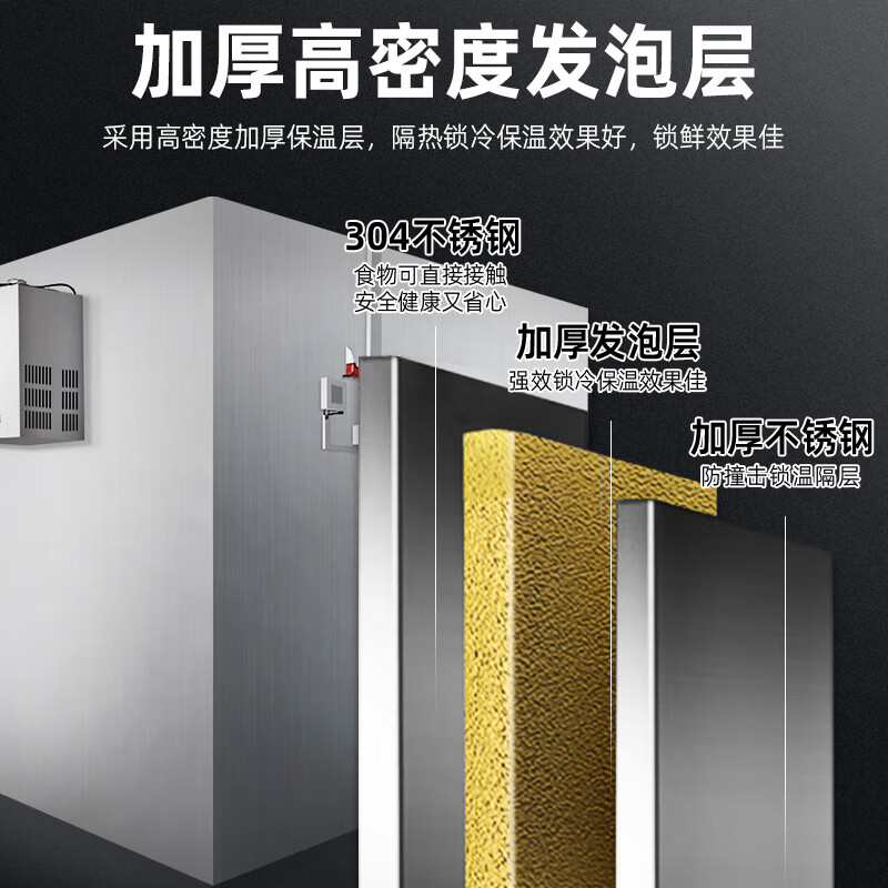 埃利斯(AILISI)冷库制冷全套设备大小型冰柜 大型高低温冷藏冷冻库制冷机组彩钢板25立方冷藏库高清大图