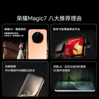 荣耀Magic7 12GB+256GB 月影灰 骁龙8至尊版移动平台 荣耀AI自然光绿洲护眼屏 第三代青海湖电池 5G手机