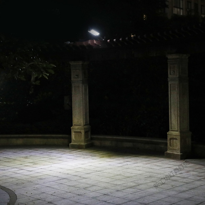 苏宁放心购 太阳能户外庭院灯家用超亮人体感应LED路灯新农村室外防水照明灯高清大图