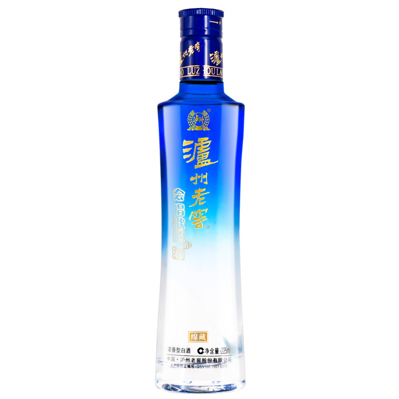 泸州老窖 会唱歌的小酒 绵藏 52度 225ml*2瓶盒装 浓香型白酒