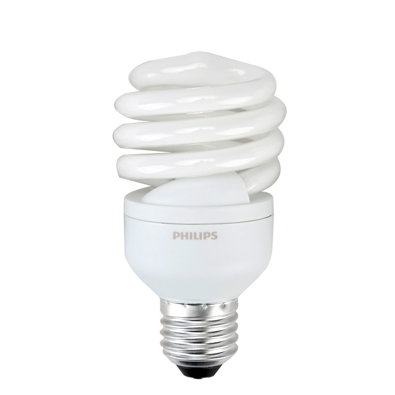 飞利浦(Philips) 20W E27 螺旋节能灯泡 6500K白光 24只 (单位:件)