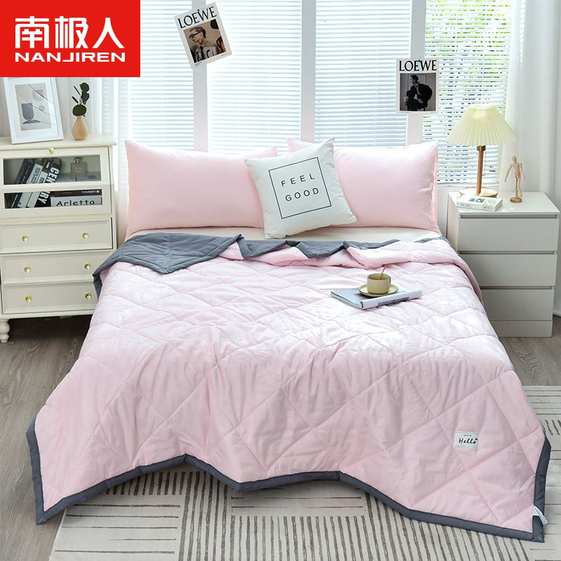 夏凉被空调被双人单人学生宿舍春秋被薄被子儿童夏被高清大图