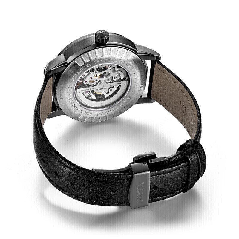 飞亚达摄影师系列自动机械男表缕空时尚休闲男士腕表ga860012bbb