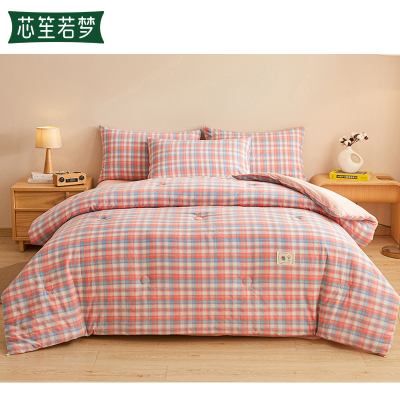 芯笙若梦 棉花被 4斤/床高清大图