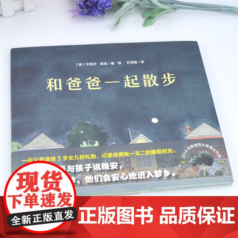 父亲节 和爸爸一起散步 魔法象图画书王国 儿童文学 0-3-6岁幼儿小学生课外阅读书籍 睡前亲子共读故事书 父亲节绘本高清大图