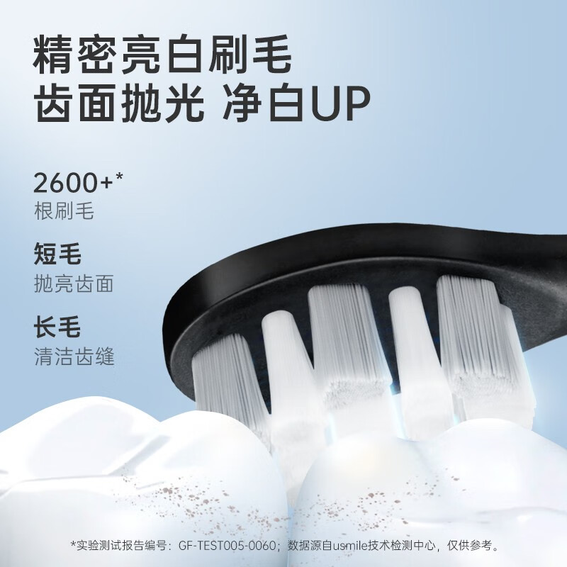 usmile 笑容加电动牙刷 微泡声波电动牙刷 U3S 成人款情侣款 复古绿高清大图