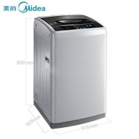 美的(Midea) MB65-1000H 6.5公斤波轮洗衣机 省水耐用 8段水位 安心童锁 自动断电 家用 银色