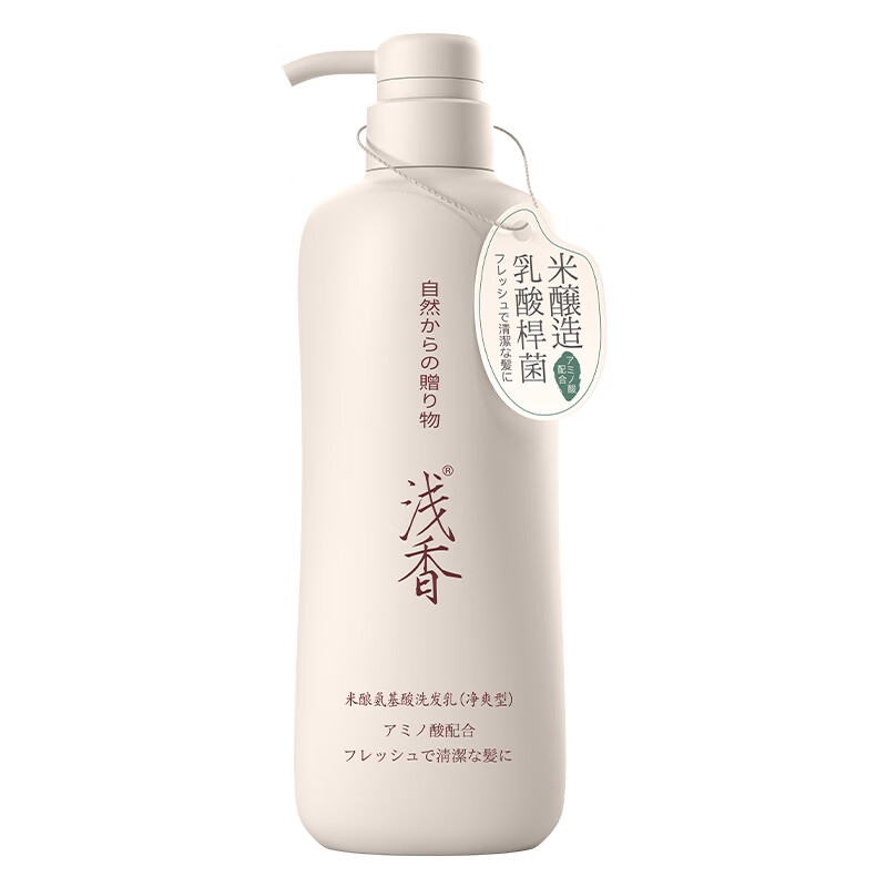 浅香米酿头皮护理洗发乳(去屑型)-净爽500g单位:瓶高清大图