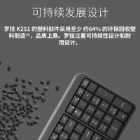 罗技K251无线蓝牙键盘办公家用商务笔记本电脑打字