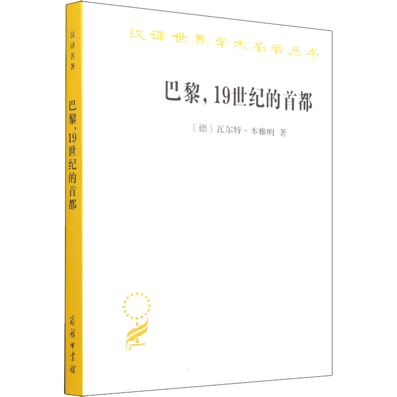 [M]巴黎,19世纪的首都 (德)瓦尔特·本雅明 著 刘北成 译 -9787100094214高清大图