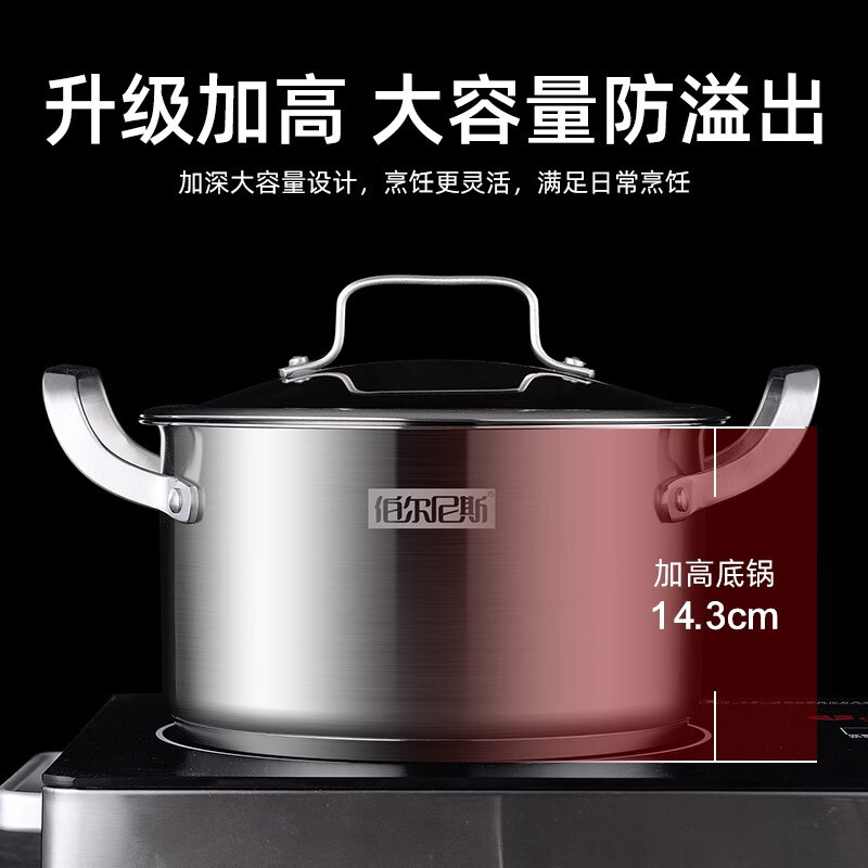 伯尔尼斯 赫尔斯锅具四件套BENS-385高清大图