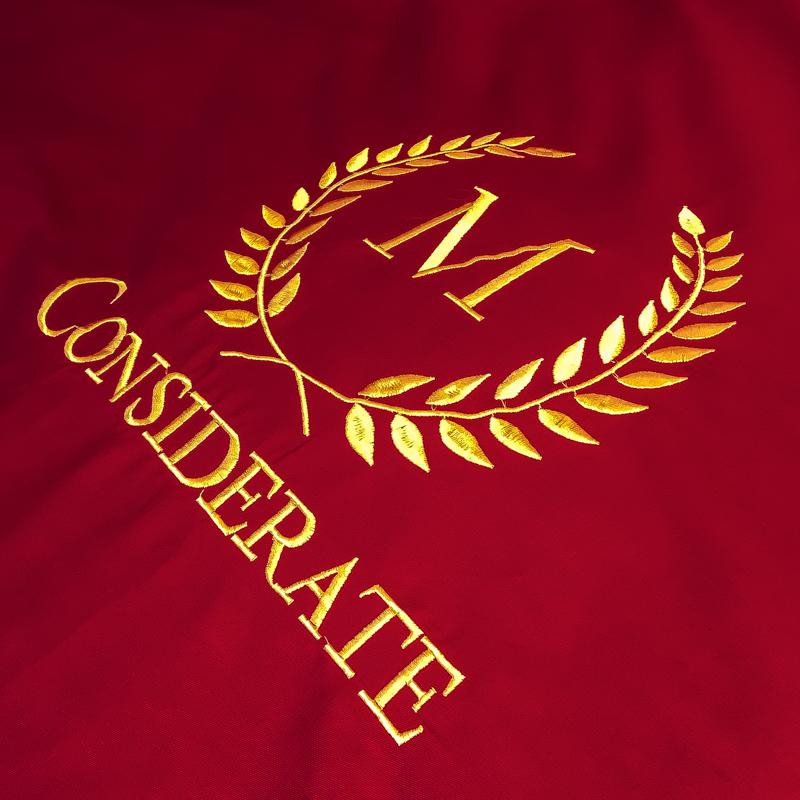 家柏饰(CORATED)刺绣全棉婚庆四件套大新婚全棉结婚床单被套床笠床上用品简约高清大图