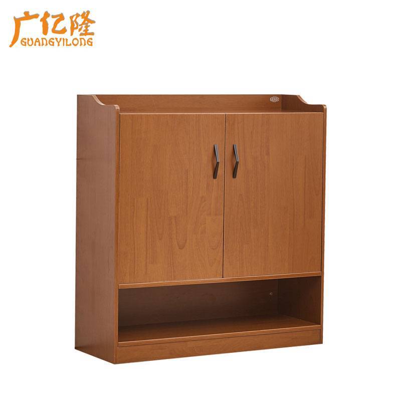 广亿隆木质鞋柜宿舍胶板鞋架两门一空90*32*95cm WH-XGH09#B/个