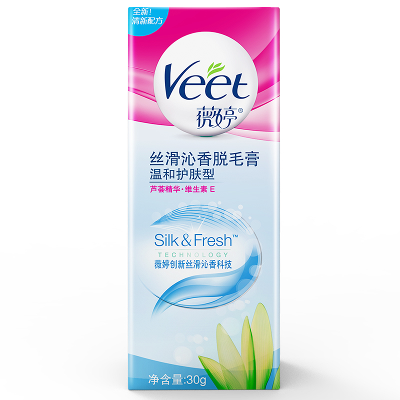 薇婷(VEET)丝滑沁香脱毛膏 温和护肤型 30克高清大图