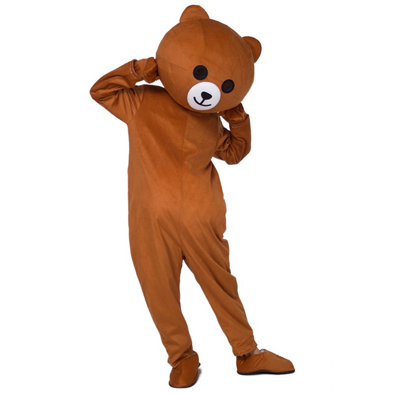 佳洁丽卡通人偶服装卡通服装兔子行走装 微笑熊 均码