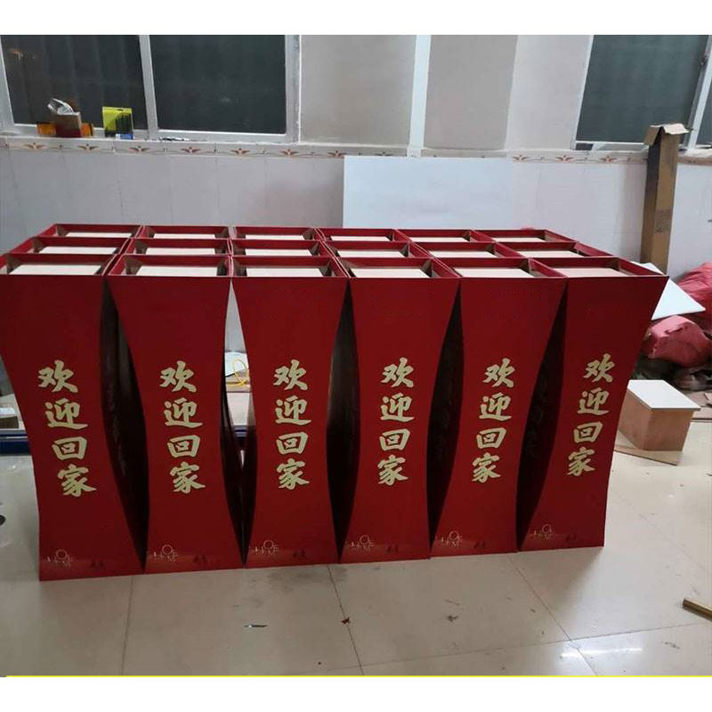 智美环球 剪彩立柱 高1米 长宽30*30cm 单独柱子画面定制(定制联系客户经理)