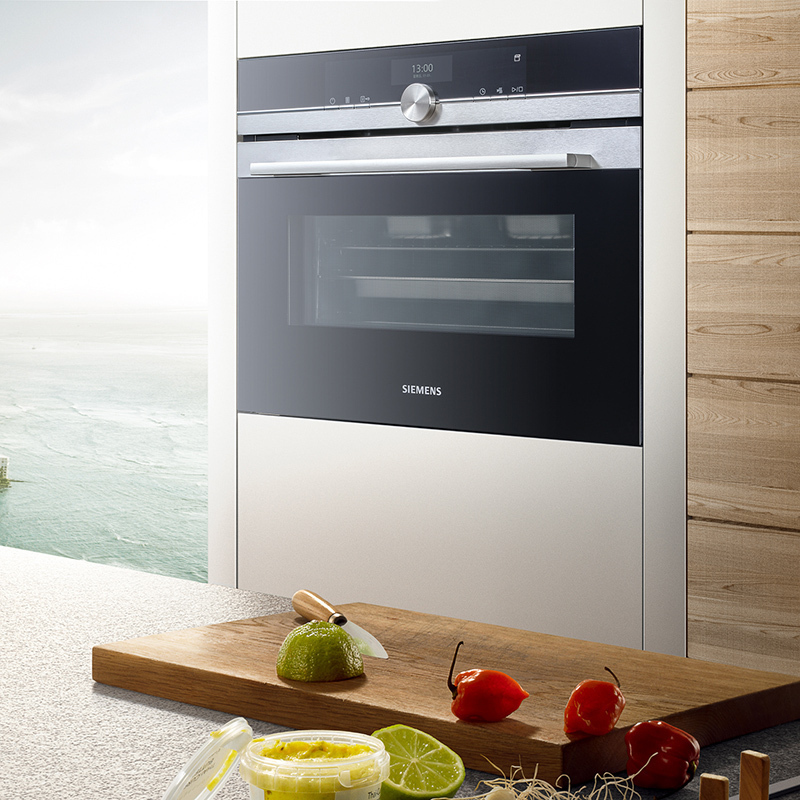 西门子 CS289ABS0W 家用嵌入式蒸烤一体机二合一烤箱蒸箱蒸饭柜高清大图