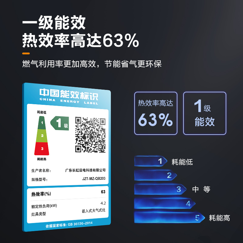 美菱(MEILING) 燃气灶JZY-MZ-242A 台嵌两用 钢化玻璃煤气灶具 一级能效4.2KW大火力(液化气)