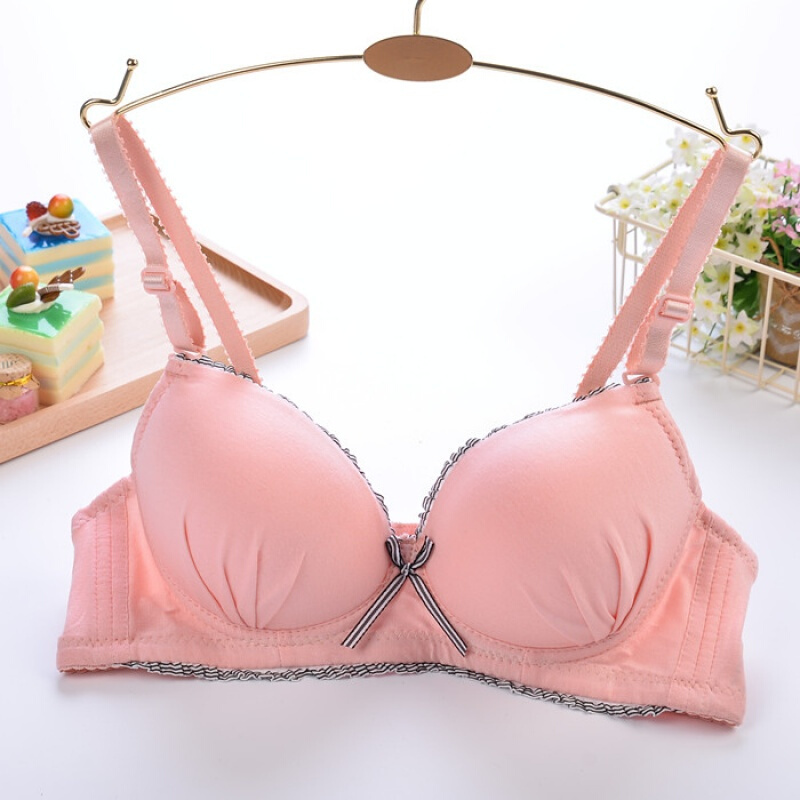 少女文胸无钢圈小胸聚拢16岁17岁18岁19岁高中生学生性感内衣薄款