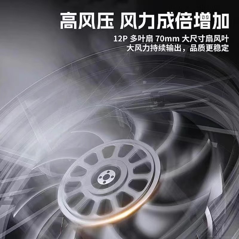 酷迪熊(kudixiong) 大功率型强力吹风机除雪尘涡轮工业鼓风机 无极调速(15节一电一充)高清大图