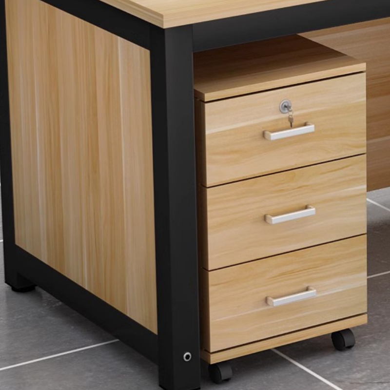 伟樽电脑桌含柜160*60*74cm套高清大图