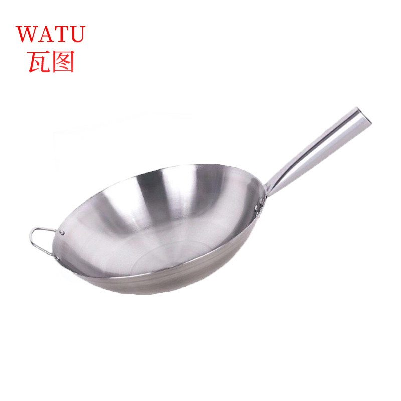 瓦图 单柄钢炒锅 32cm 个高清大图